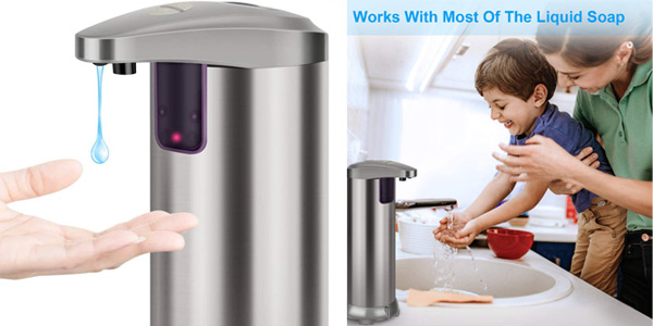 Dispensador Automático de jabón líquido Xcai de 280 ml barato en Amazon