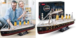 Comprar Puzle 3D LED Titanic CubicFun barato en Amazon