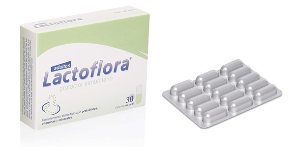 Caja x30 cápsulas Lactoflora Probiótico Protector Inmunitario oferta en Amazon