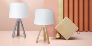Lámpara de Mesa LED Aigostar con bombilla E14 diseño clásico vintage barata en Amazon
