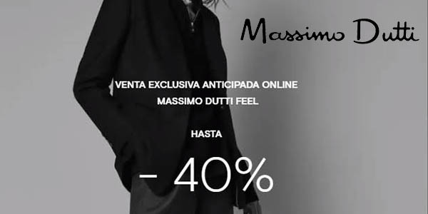 Massimo Dutti Black Friday 2020