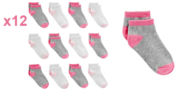Pack x12 pares calcetines para niños Simple Joys barato en Amazon