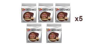 Pack x5 paquetes de 16 cápsulas Marcilla Café Espresso Tassimo barato en Amazon