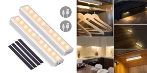 PAck luces LED para armario Ousfot chollo en Amazon