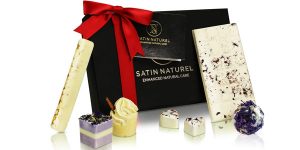 Set Regalo x7 Bombas de Baño Orgánicas Satin Naturel con aceites esenciales barato en Amazon