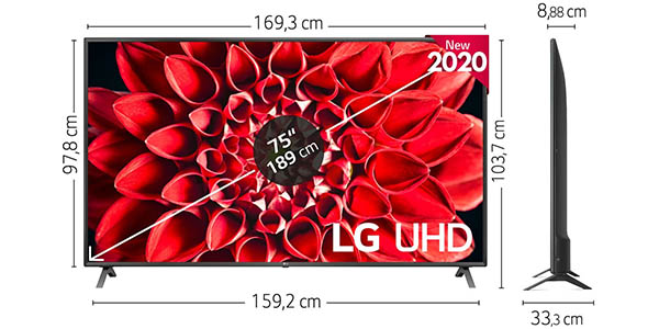 Smart TV LG 75UN85006LA UHD 4K HDR IA de 75" en El Corte Inglés