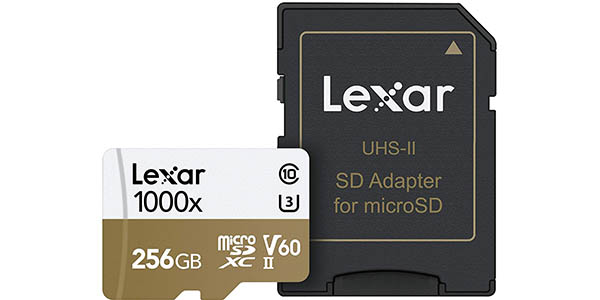 Tarjeta microSDXC Lexar Professional 1000x 256GB UHS-II