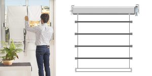 Tendedero vertical enrollable TenderUp barato en Amazon