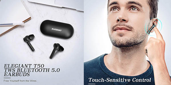 auriculares Bluetooth Elegiant calidad de sonido oferta