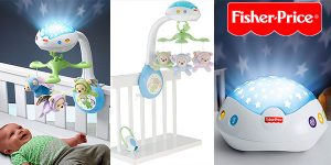 Chollo Móvil ositos voladores y proyector musical de Fisher-Price