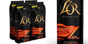 Chollo Pack de 2 kg de café en grano L'Or Colombia