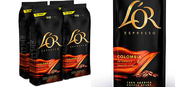 Chollo Pack de 2kg de café en grano L'Or Colombia