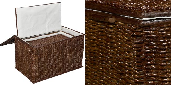 Chollo Conjunto de 3 cofres de almacenamiento Relaxdays en palma