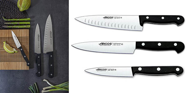 ▷ Chollo Set de cuchillos Arcos por sólo 32,79€ con envío gratis (18% de  descuento)
