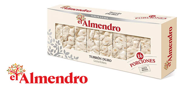 El Almendro turrón duro porciones barato