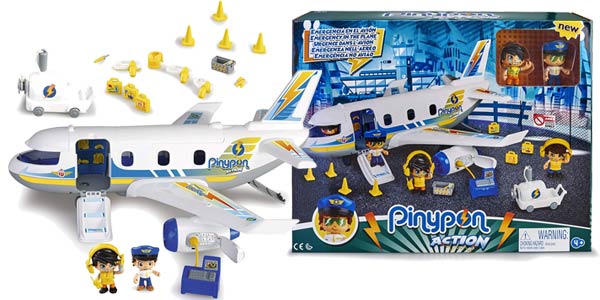 Playset Pinypon Action Emergencia en el avión (Famosa 70015149) barato en Amazon