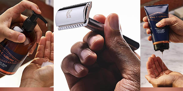King C. Gillette set regalo de afeitado para hombre barato