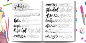Libro "La guía para principiantes de caligrafía moderna y lettering a mano para niños" barato