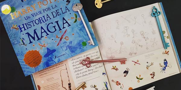 Libro ilustrado Harry Potter: un viaje por la historia de la magia en tapa blanda barato en Amazon