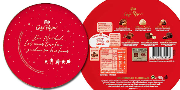 Nestlé Caja Roja bombones edición Navidad pack ahorro