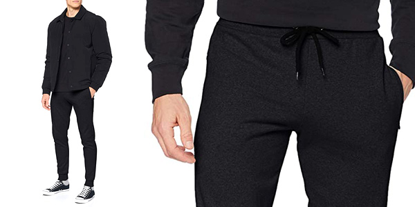 Pantalón de chándal FM London Hyfresh Slim Fit para hombre barato en Amazon