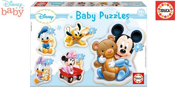 Set x5 Puzles progresivos Educa Baby Mickey Mouse barato en Amazon
