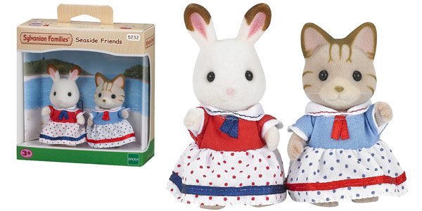 Set 2 Figuras Amigas de la playa Sylvanian Families (5232) barato en Amazon
