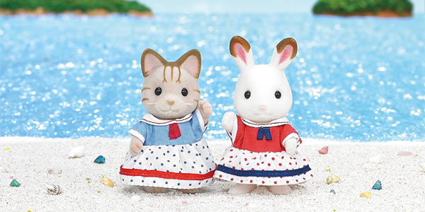 Set 2 Figuras Amigas de la playa Sylvanian Families (5232) chollo en Amazon