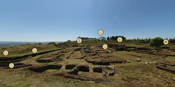 visita virtual al Castro de Viladonga en Galicia