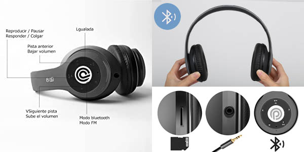Auriculares inalámbricos 8S con Bluetooth 5.0