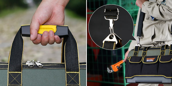 Bolsa organizadora de herramientas con fondo rígido chollo en AliExpress