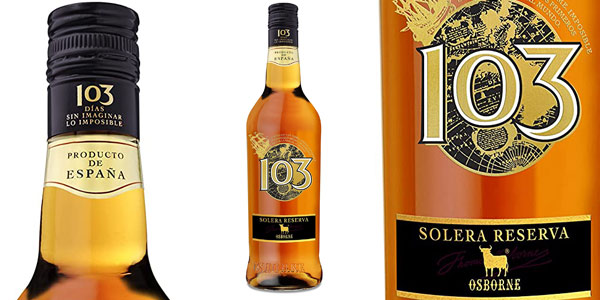 Brandy Solera Reserva Osborne 103 Etiqueta Negra de 700 ml barato en Amazon