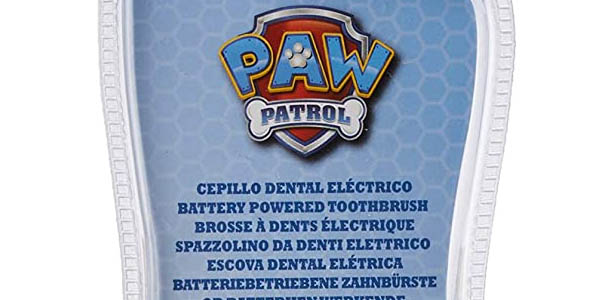 Cepillo de dientes eléctrico Patrulla Canina con dos cabezales y pila