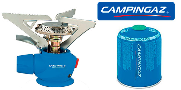 Chollo Hornillo Campingaz Twister Plus PZ + Cartucho de gas Cv 470/Cv 300