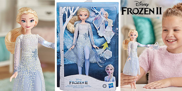 Chollo Muñeca Elsa Descubrimiento Mágico de Frozen II 