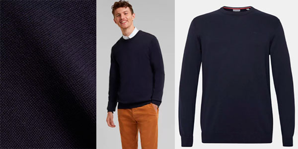 Suéter Esprit de algodón para hombre barato