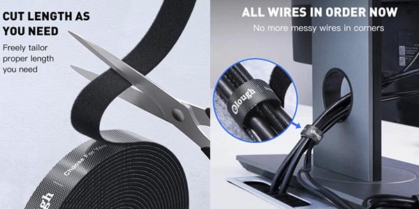 Elough velcro organizador cables barato