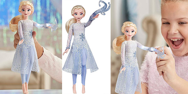 Muñeca Elsa Descubrimiento Mágico de Frozen II barata