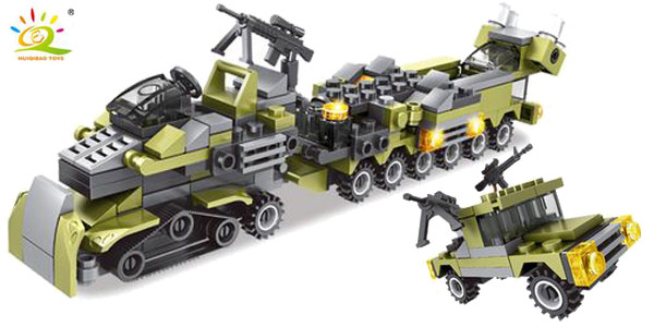 Juego de construcción 296 Piezas Ejército estilo LEGO oferta en AliExpress