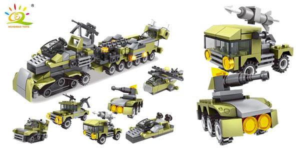 Juego de construcción 296 Piezas Ejército estilo LEGO barato en AliExpress
