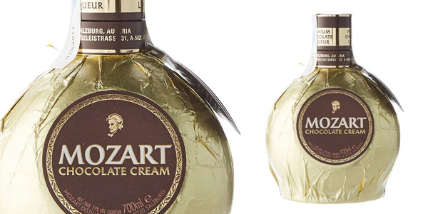 Licor de chocolate Mozart de 700 ml barato en Amazon