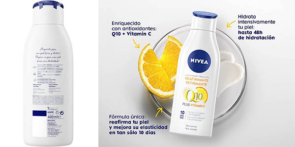Nivea Q10 Body Milk Reafirmante Vitamina C de 400 ml