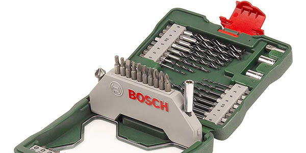 Maletín de 43 unidades para taladrar y atornillar Bosch X-Line barato