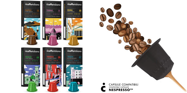 Pack x120 cápsulas Nespresso FRHOME baratas en Amazon