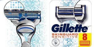 Pack x8 Recambios Gillette SkinGuard Sensitive