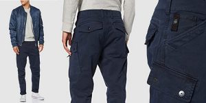 Pantalones G-STAR RAW Roxic Tapered Cargo para hombre chollazo en Amazon