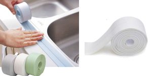 Cinta de sellado para baño de PVC autoadhesiva barata en AliExpress