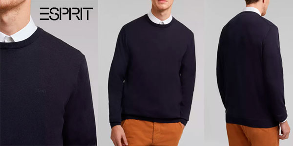 Chollo Suéter Esprit de algodón para hombre