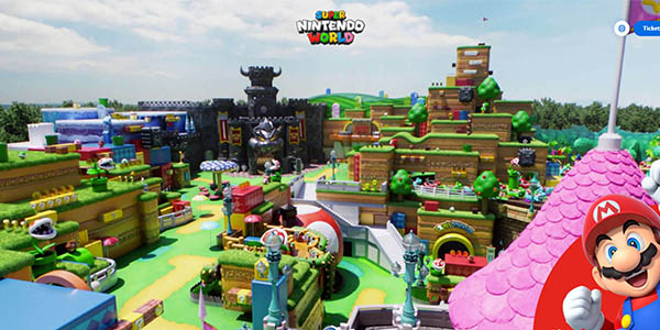 Super Nintendo World tour virtual