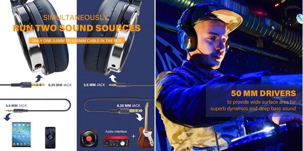 Auriculares OneOdio Pro-10 chollo en AliExpress